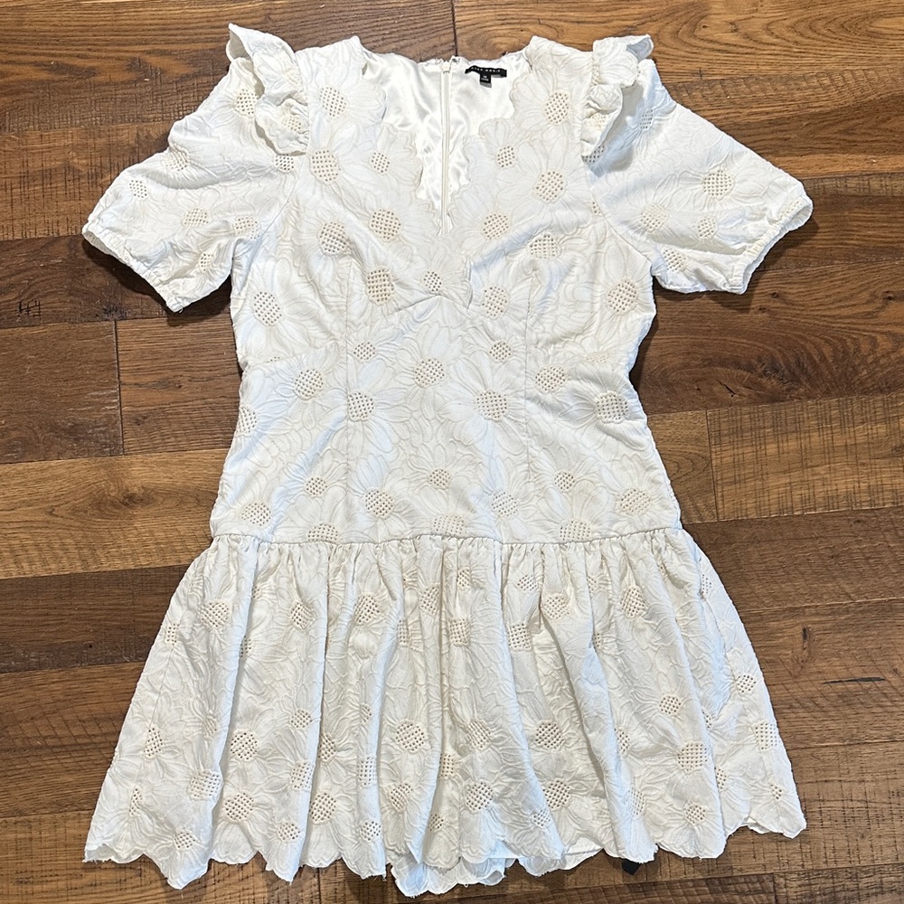 Alex Marie Ivory Floral Dress
